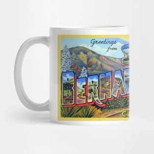 Greetings from San Bernardino, California - Vintage Large Letter Postcard Mug